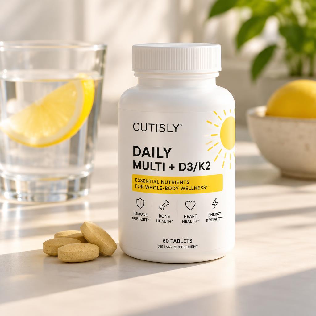 Cutisly Daily Multi D3 K2 bottle
